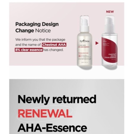 Isntree - Chestnut AHA 8% Clear Essence Mini