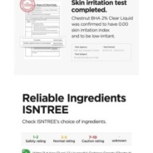 Isntree - Chestnut BHA 2% Clear Liquid