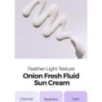 Isntree - Onion Fresh Fluid Sun Cream