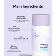 Isntree - Onion Fresh Fluid Sun Cream