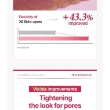 Isntree - Plum Peptide Plumping Gel Mask Set