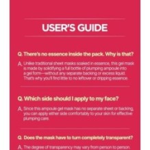 Isntree - Plum Peptide Plumping Gel Mask Set