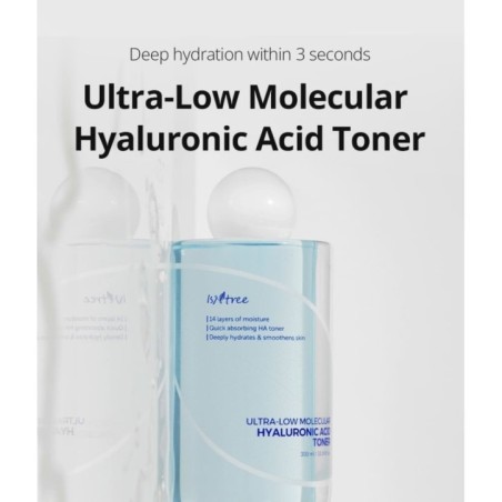 Isntree - Ultra-Low Molecular Hyaluronic Acid Toner