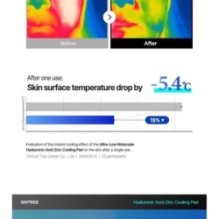Isntree - Ultra-Low Molecular Hyaluronic Acid Zinc Cooling Pad