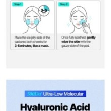 Isntree - Ultra-Low Molecular Hyaluronic Acid Zinc Cooling Pad