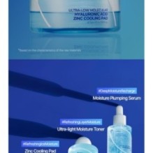 Isntree - Ultra-Low Molecular Hyaluronic Acid Zinc Cooling Pad