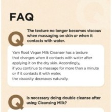 Isntree - Yam Root Vegan Milk Cleanser