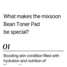 mixsoon - Bean Toner Pad