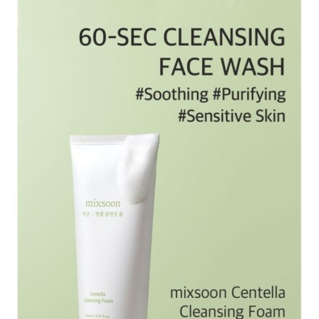 mixsoon - Centella Cleansing Foam