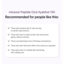 mixsoon - Peptide Cica Hyalshot 150