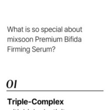 mixsoon - Premium Bifida Serum