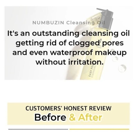 numbuzin - No. 1 Easy Peasy Cleansing Oil