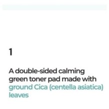 numbuzin - No.1 Centella Re-Leaf Green Toner Pad
