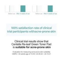 numbuzin - No.1 Centella Re-Leaf Green Toner Pad