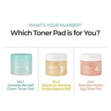 numbuzin - No.1 Centella Re-Leaf Green Toner Pad