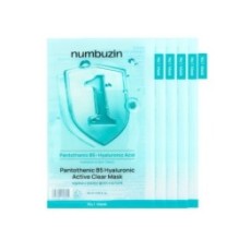 numbuzin - No.1 Pantothenic B5 Hyaluronic Active Clear Mask Set 5 sheets