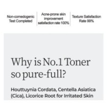 numbuzin - No.1 Pure-Full Calming Herb Toner