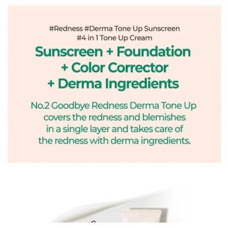 numbuzin - No.2 Goodbye Redness Derma Tone Up