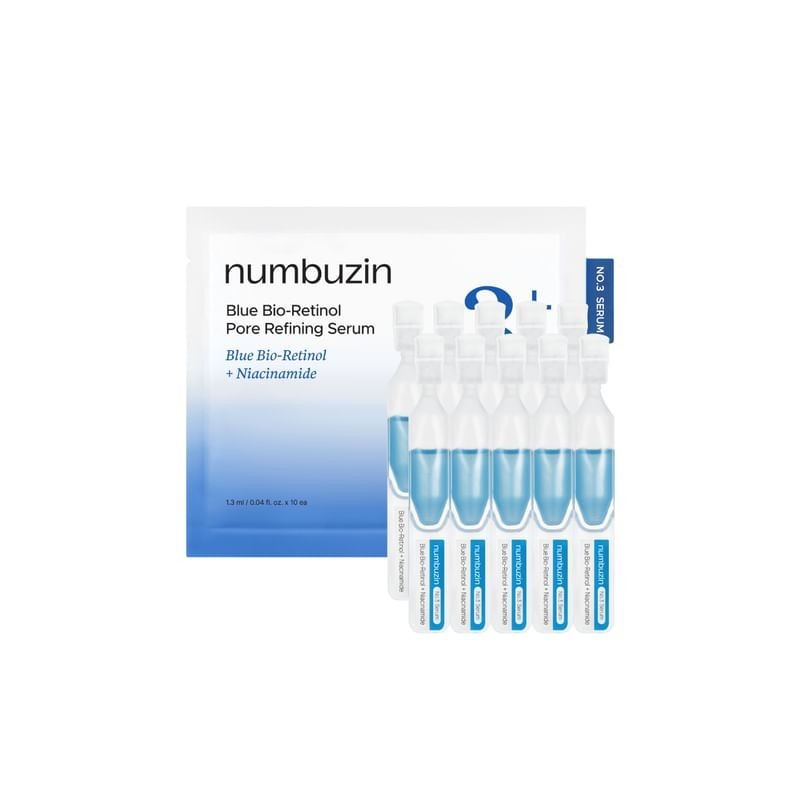 numbuzin - No.3 Blue Bio-Retinol Pore Refining Serum Vial Set
