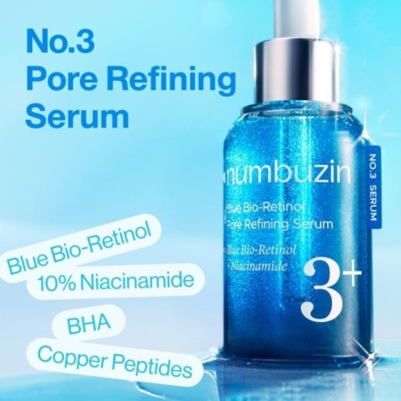 numbuzin - No.3 Blue Bio-Retinol Pore Refining Serum Vial Set