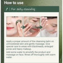 numbuzin - No.3 Pore & Makeup Cleansing Balm With Green Tea And Charcoal