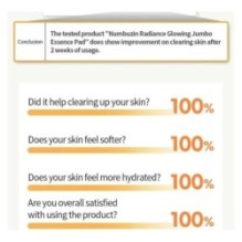 numbuzin - No.3 Radiance Glowing Jumbo Essence Pad