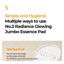 numbuzin - No.3 Radiance Glowing Jumbo Essence Pad
