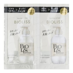 Kose - Bioliss Pure Retouch Silky Straight Shampoo & Conditioner Trial Set
