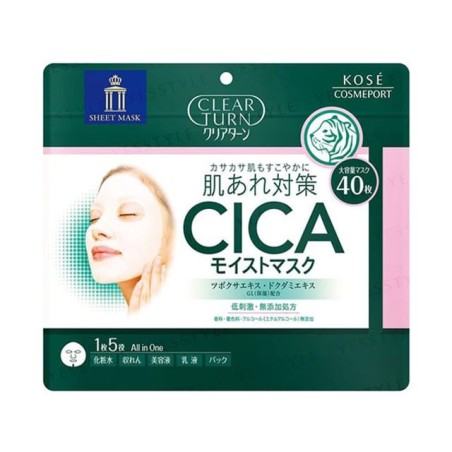 Kose - Clear Turn CICA Moist Mask