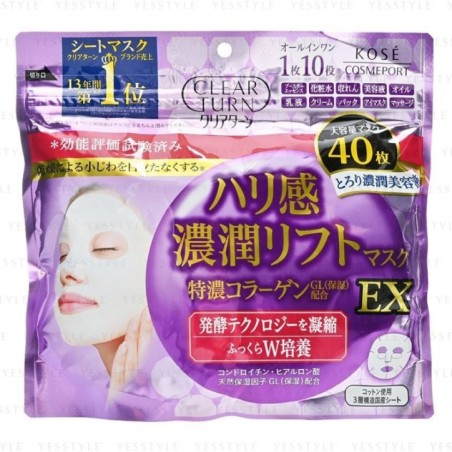 Kose - Clear Turn Plumping Charge EX Mask