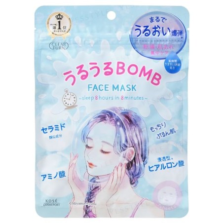 Kose - Clear Turn Uruuru Bomb Face Mask