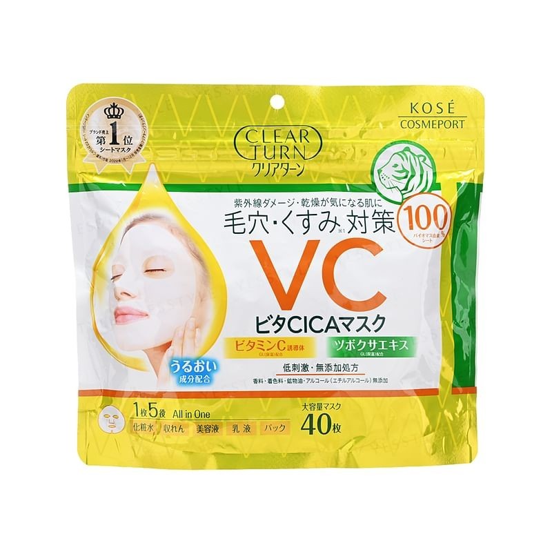 Kose - Clear Turn Vita CICA Sheet Mask
