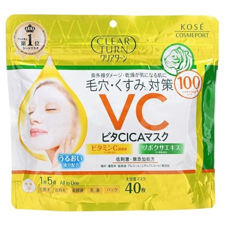 Kose - Clear Turn Vita CICA Sheet Mask
