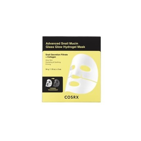 COSRX - Advanced Snail Mucin Glass Glow Hydrogel Mask Set