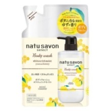 Kose - Natu Savon Select Body Wash White & Rich Moist Rose & Magnolia