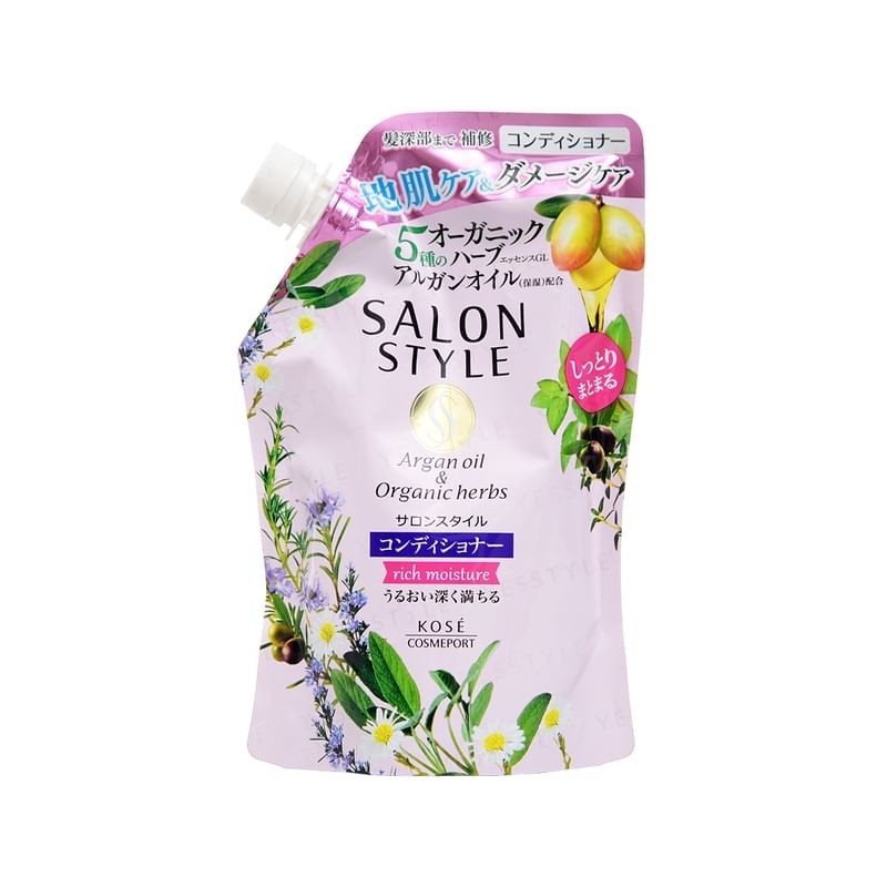 Kose - Salon Style Argan Oil & Organic Herbs Conditioner Rich Moisture