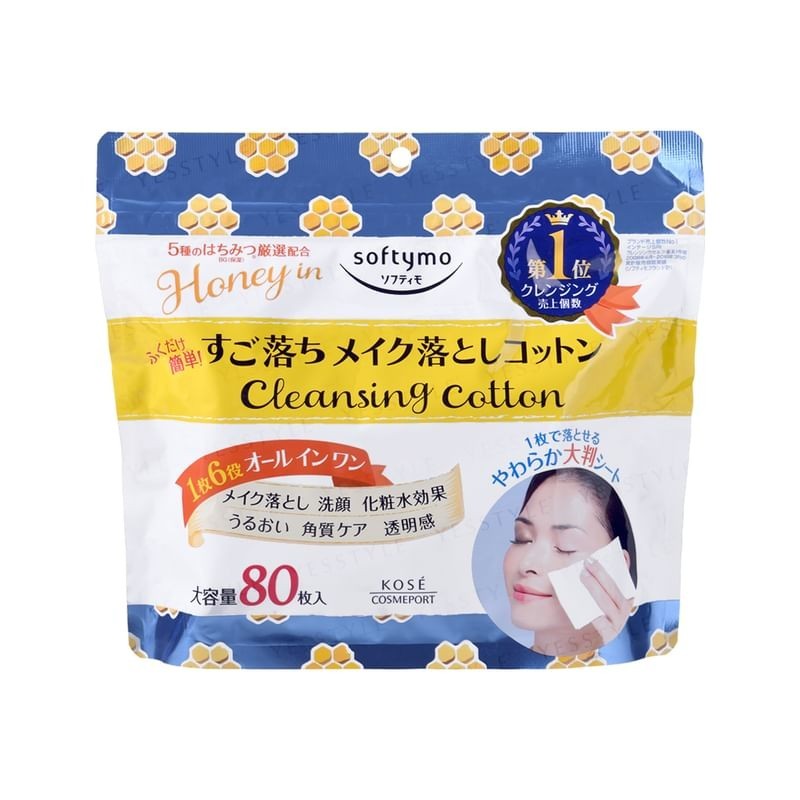 Kose - Softymo Honey In Cleansing Cotton