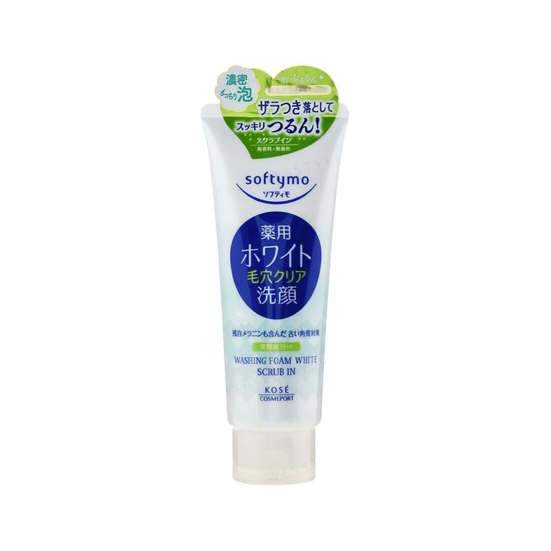 Kose - Softymo Washing Foam White Scrub In