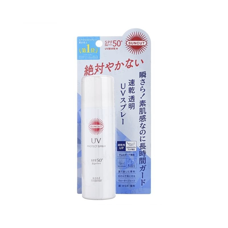 Kose - Suncut UV Protect Spray Unscented SPF 50+ PA++++