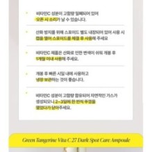 Goodal - Green Tangerine Vita C 27 Dark Spot Care Ampoule