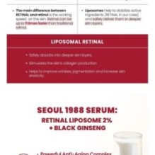 KSECRET - SEOUL 1988 Serum : Retinal Liposome 2% + Black Ginseng