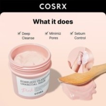 COSRX - Poreless Clarifying Charcoal Mask Pink