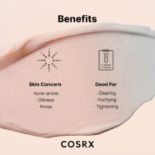 COSRX - Poreless Clarifying Charcoal Mask Pink