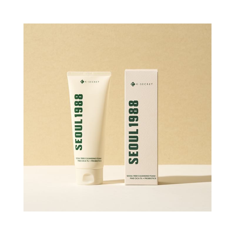 KSECRET - SEOUL 1988 Cleansing Foam : Pine Cica 1% + Probiotics
