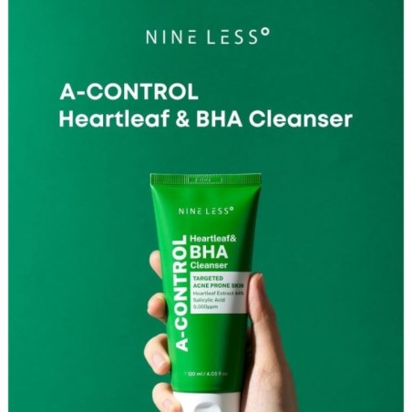 NINELESS - A-Control Heartleaf & BHA Cleanser Mini