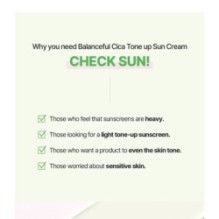 Torriden - Balanceful Cica Tone Up Sun Cream