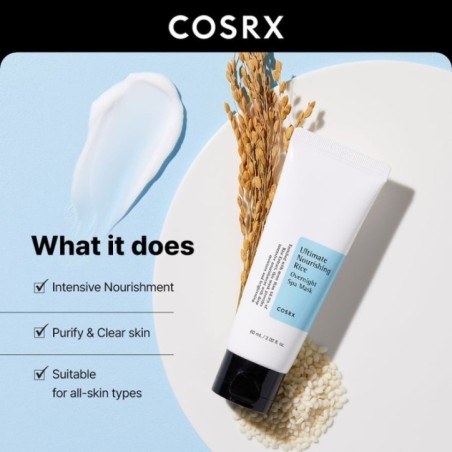 COSRX - Ultimate Nourishing Rice Overnight Spa Mask