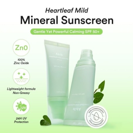 Abib - Heartleaf Mild Sunscreen Relief Tube