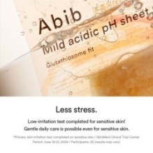 Abib - Mild Acidic pH Sheet Mask - 6 Types