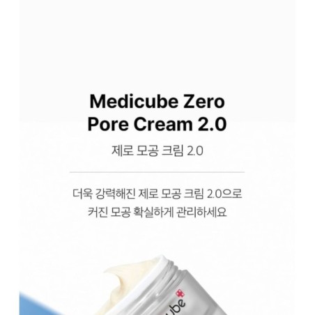 medicube - Zero Pore Cream 2.0